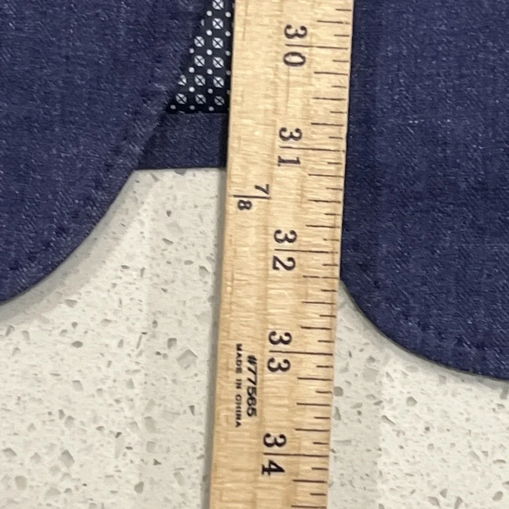 Baird McNutt 100% Linen Blazer Mens Large Slim Fit Blue Sport Coat and Vest
